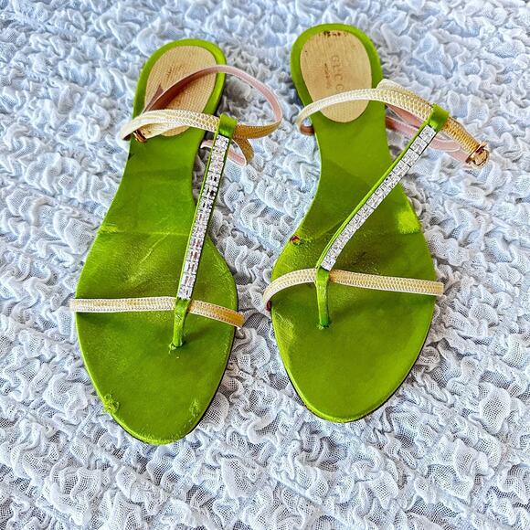 GUCCI Size 7B Women's Sandals - Picture 1 of 5